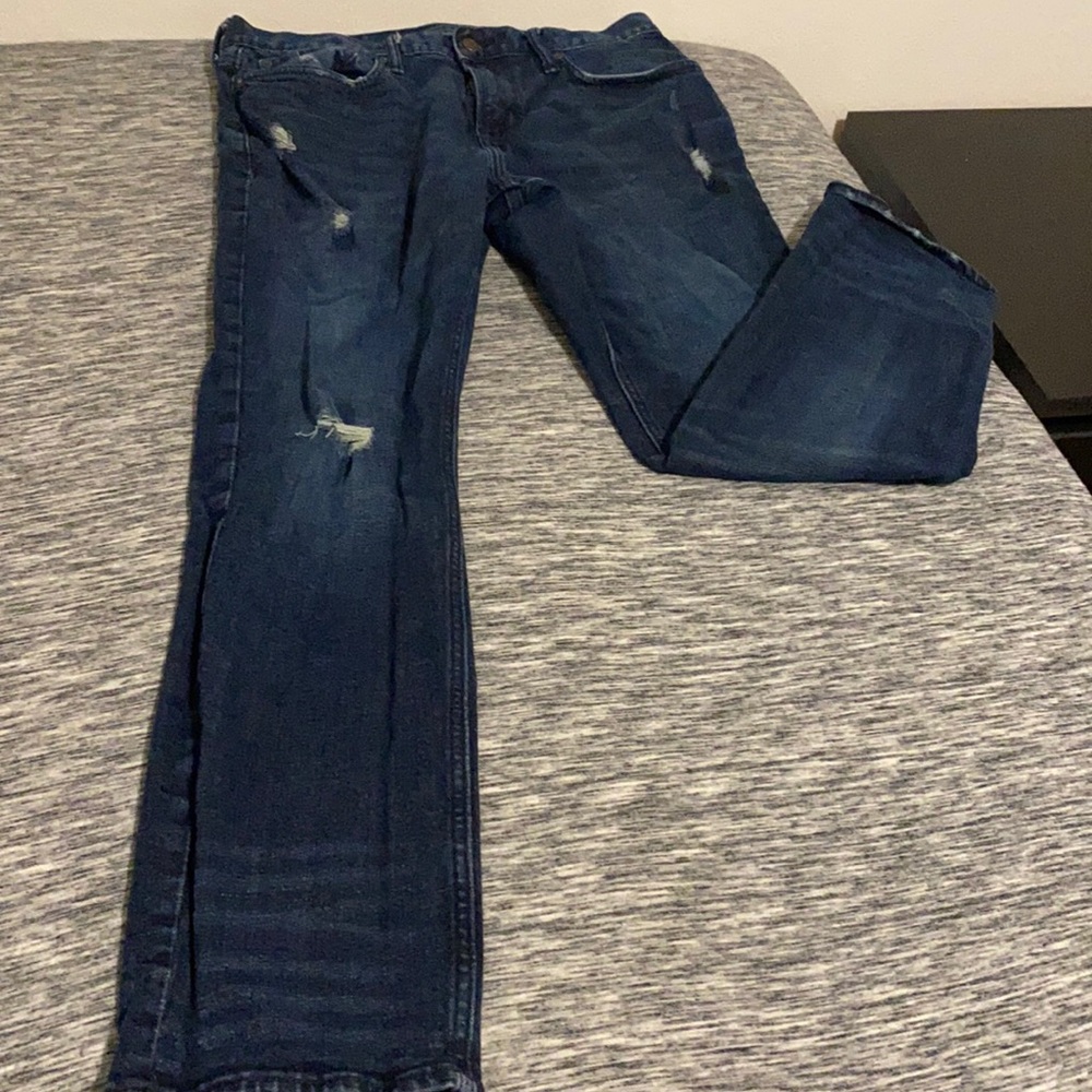 old navy blue jeans Mens 34x32